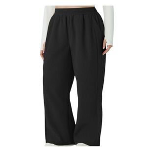 Halara Women's Wide Leg Pants Black Size S Casual High Waisted